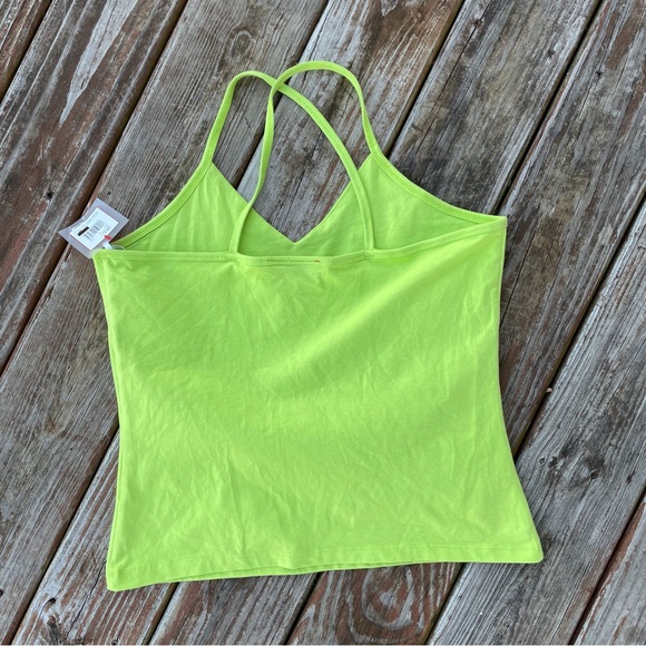 Y2K 2002 Mossimo Green Glow Cross Back Tank Top NWT - Picture 3 of 8
